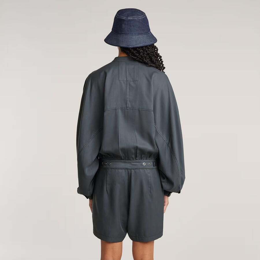 G-Star RAW Macro Balloon Playsuit Grijs Dames