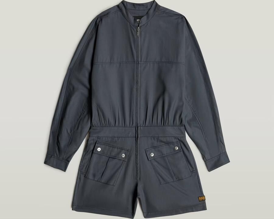 G-Star RAW Macro Balloon Playsuit Grijs Dames - Foto 6
