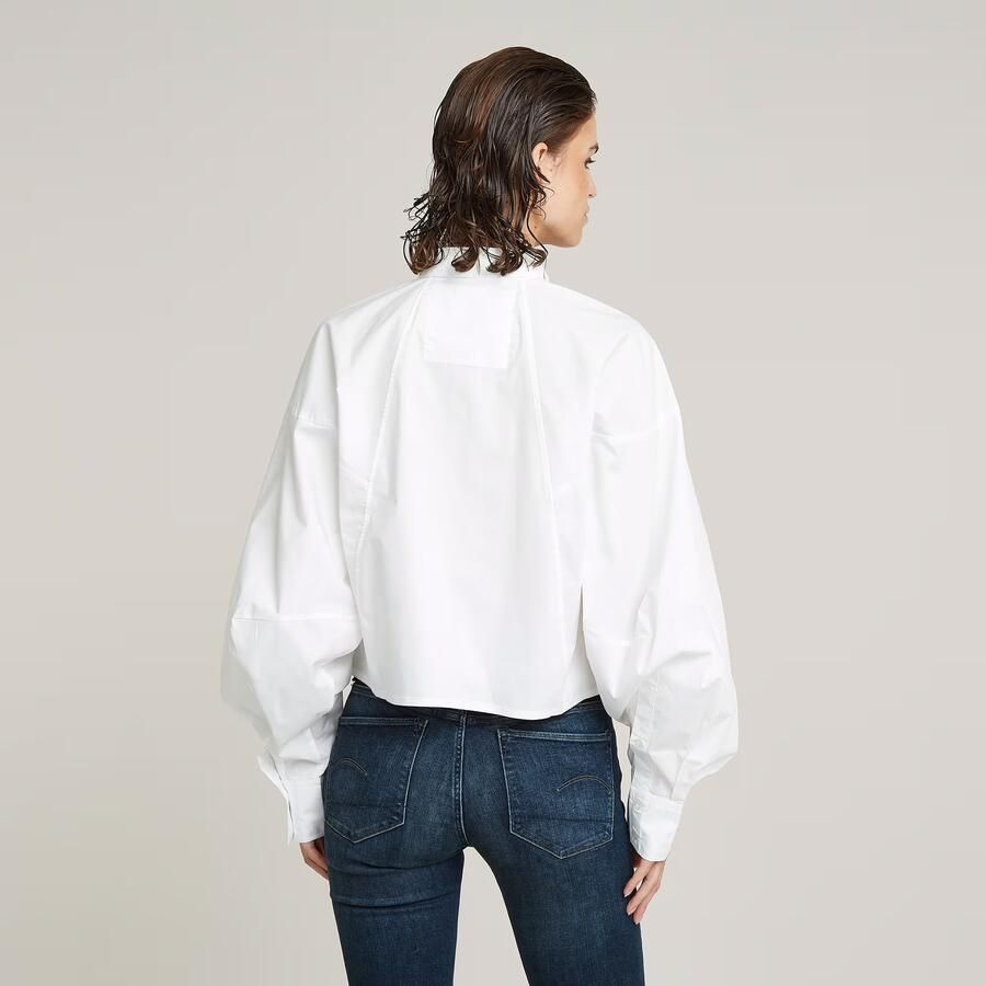 G-Star RAW Macro Balloon Shirt Wit Dames - Foto 2