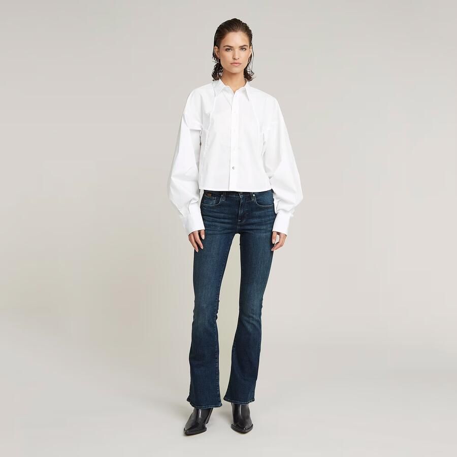 G-Star RAW Macro Balloon Shirt Wit Dames - Foto 3