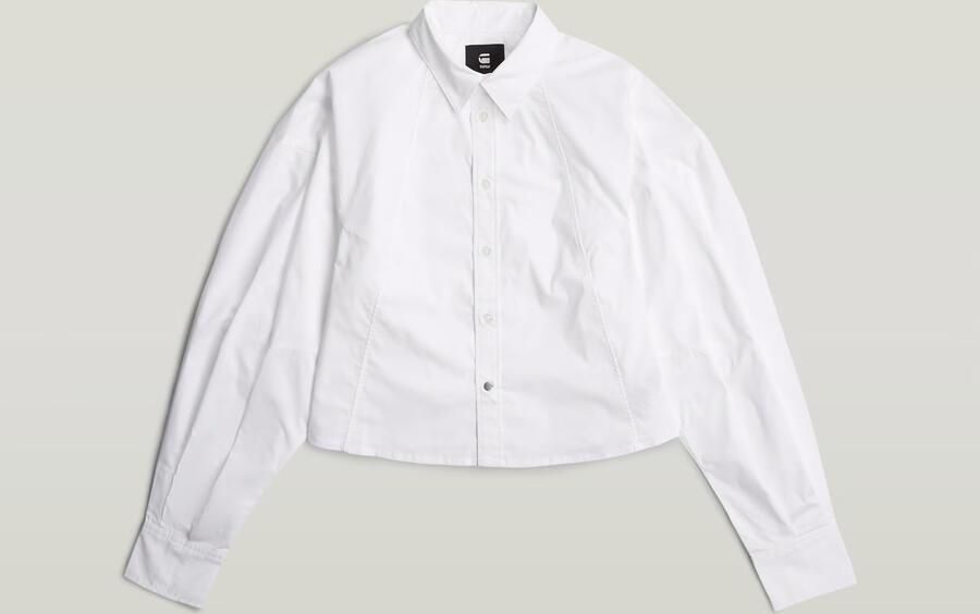 G-Star RAW Macro Balloon Shirt Wit Dames - Foto 7