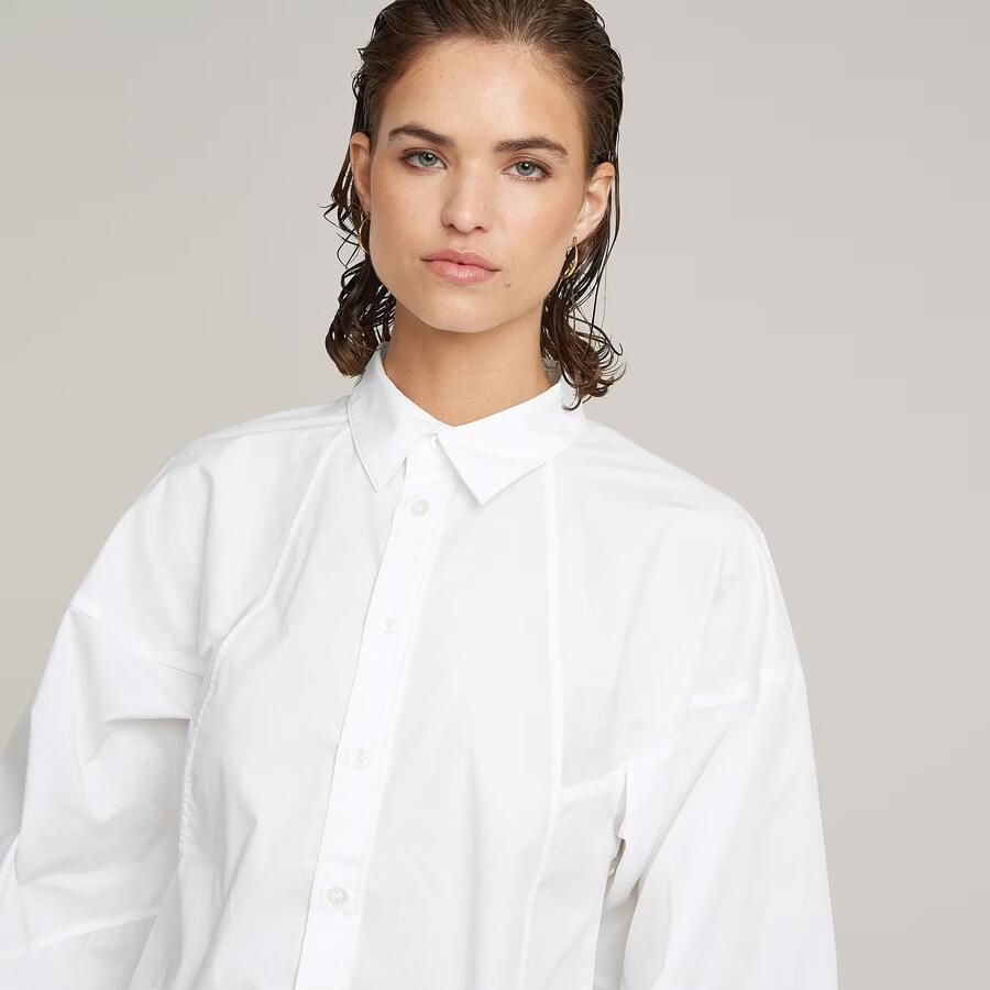 G-Star RAW Macro Balloon Shirt Wit Dames - Foto 4