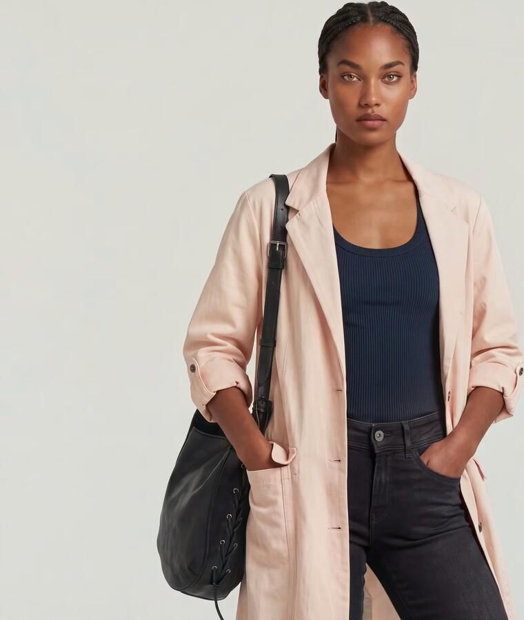 G-Star RAW Macro Coat Roze Dames - Foto 4