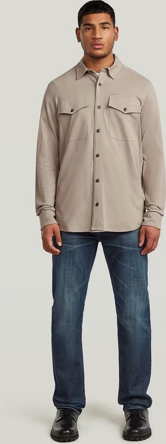 G-Star RAW Marine Jersey Overhemd Beige Heren - Foto 6