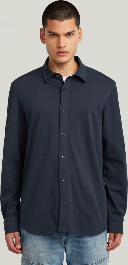 G-Star RAW Marine Jersey Shirt Donkerblauw Heren - Foto 3