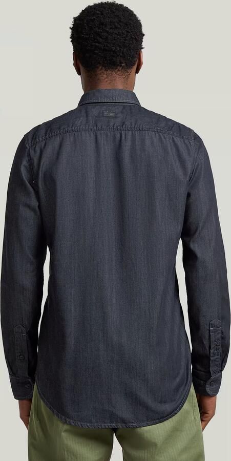 G-Star RAW Marine Lightweight Slim Overhemd Donkerblauw Heren - Foto 5