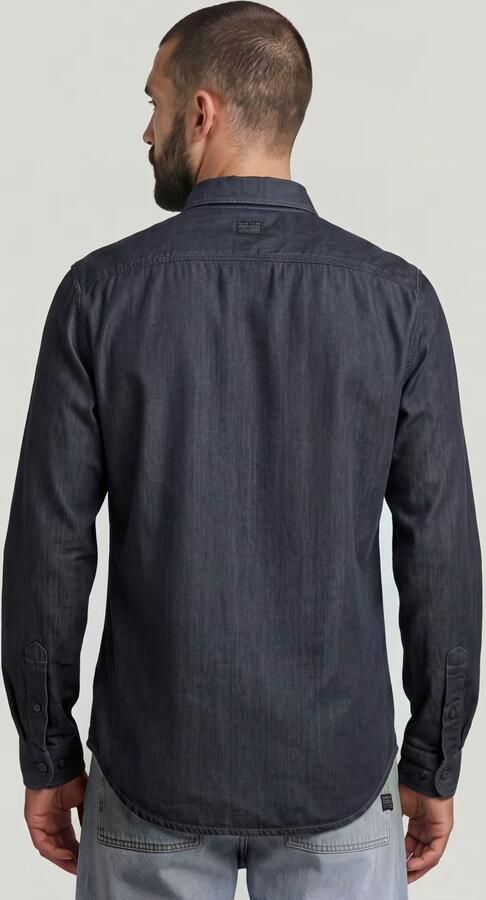 G-Star RAW Marine Lightweight Slim Overhemd Donkerblauw Heren - Foto 6