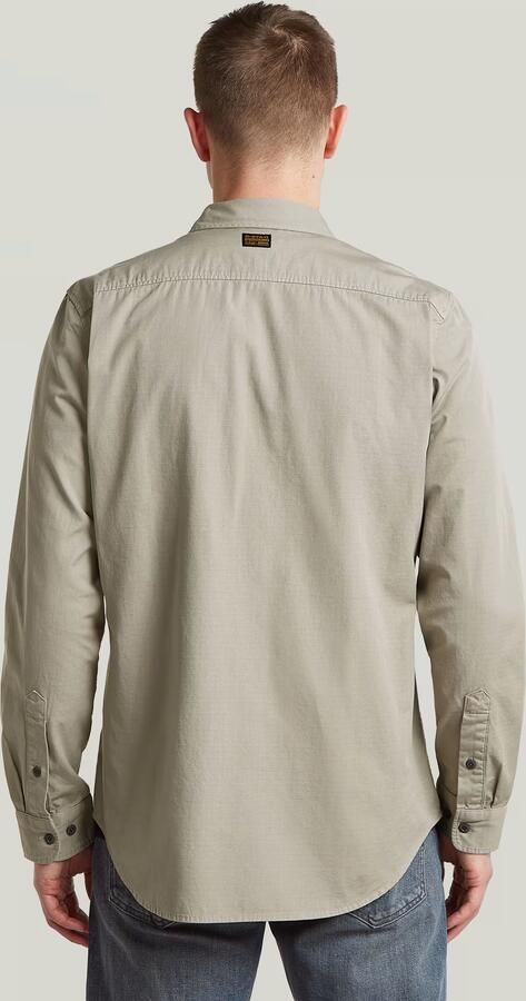 G-Star RAW Marine Slim Overhemd Beige Heren - Foto 5