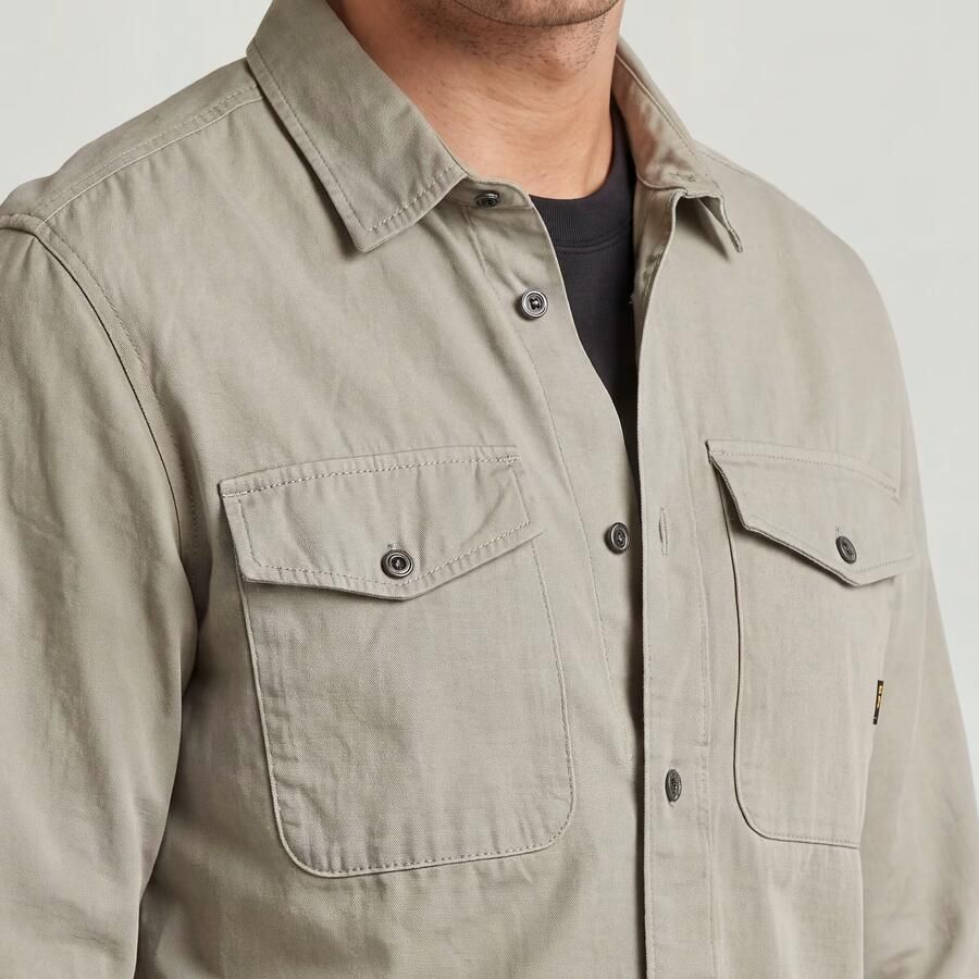 G-Star RAW Marine Slim Overhemd Beige Heren - Foto 3