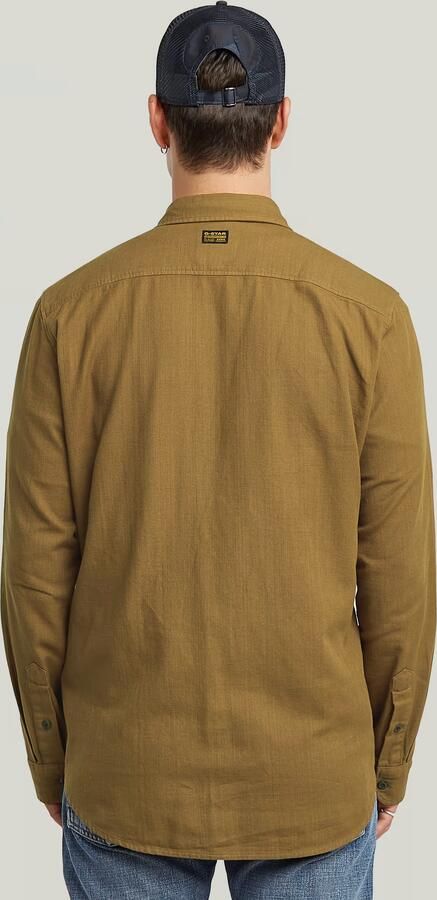 G-Star RAW Marine Slim Overhemd Bruin Heren - Foto 5