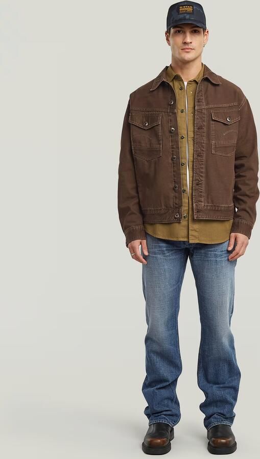 G-Star RAW Marine Slim Overhemd Bruin Heren - Foto 4
