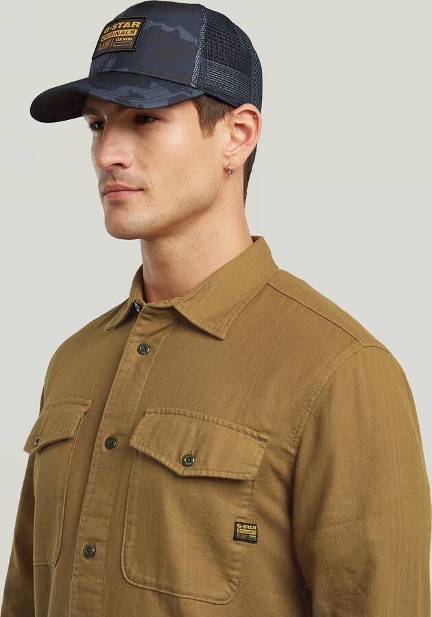 G-Star RAW Marine Slim Overhemd Bruin Heren - Foto 3