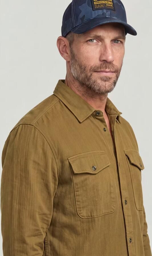 G-Star RAW Marine Slim Overhemd Bruin Heren - Foto 5