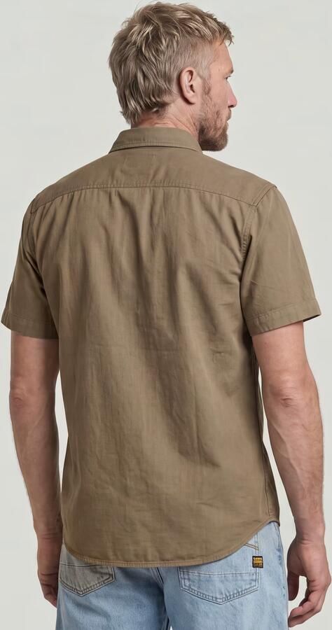 G-Star RAW Marine Slim Overhemd Bruin Heren - Foto 4