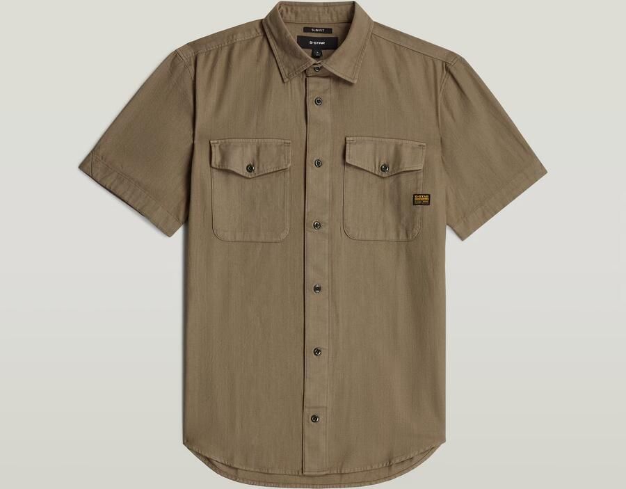 G-Star RAW Marine Slim Overhemd Bruin Heren - Foto 3