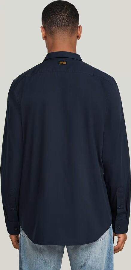 G-Star RAW Marine Slim Overhemd Donkerblauw Heren