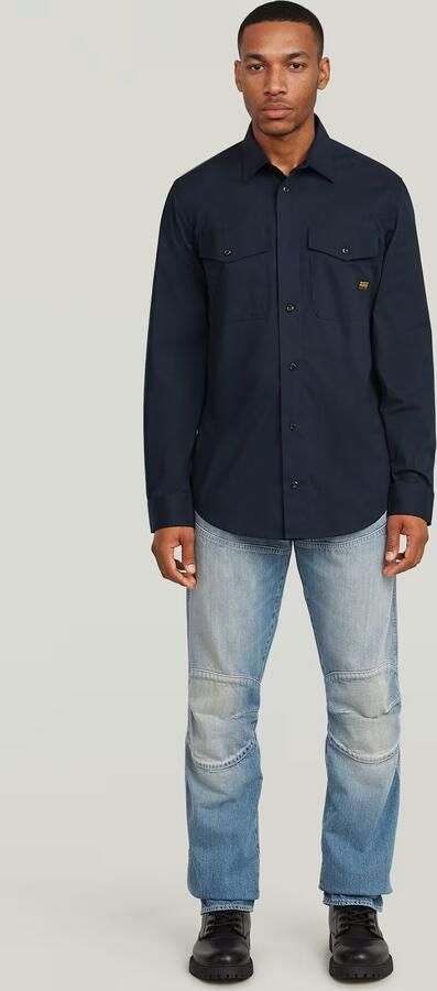 G-Star RAW Marine Slim Overhemd Donkerblauw Heren - Foto 6