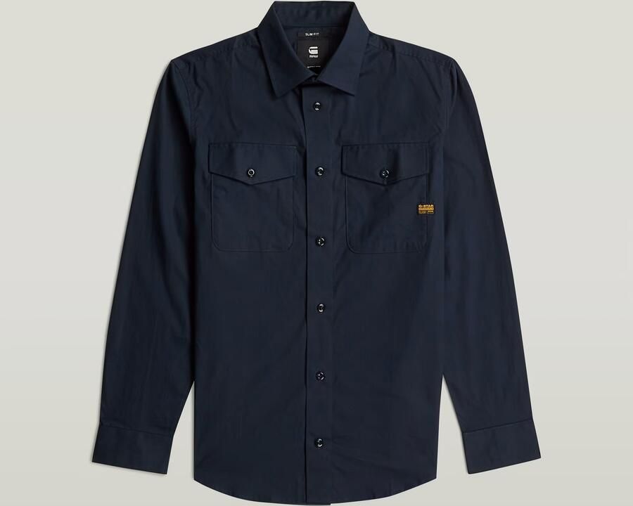 G-Star RAW Marine Slim Overhemd Donkerblauw Heren - Foto 3