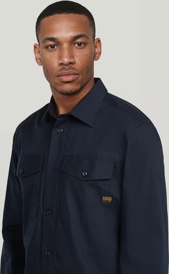 G-Star RAW Marine Slim Overhemd Donkerblauw Heren - Foto 4