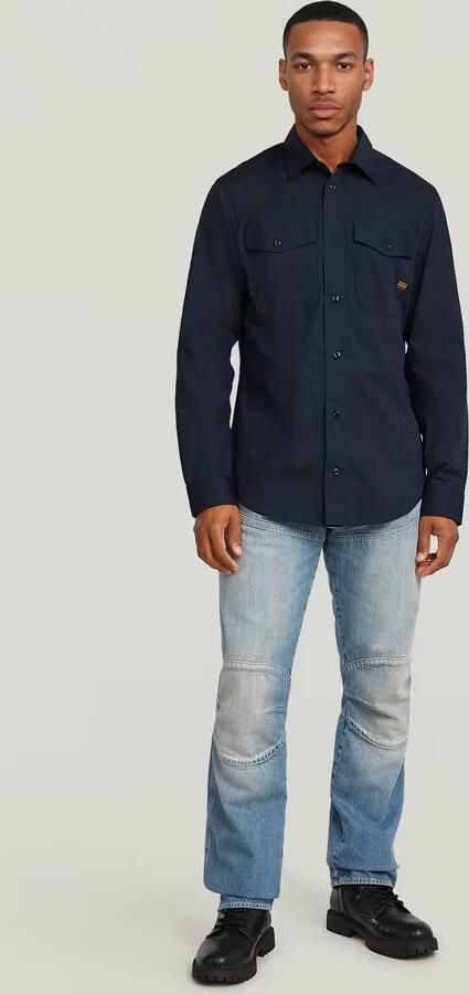 G-Star RAW Marine Slim Overhemd Donkerblauw Heren - Foto 5