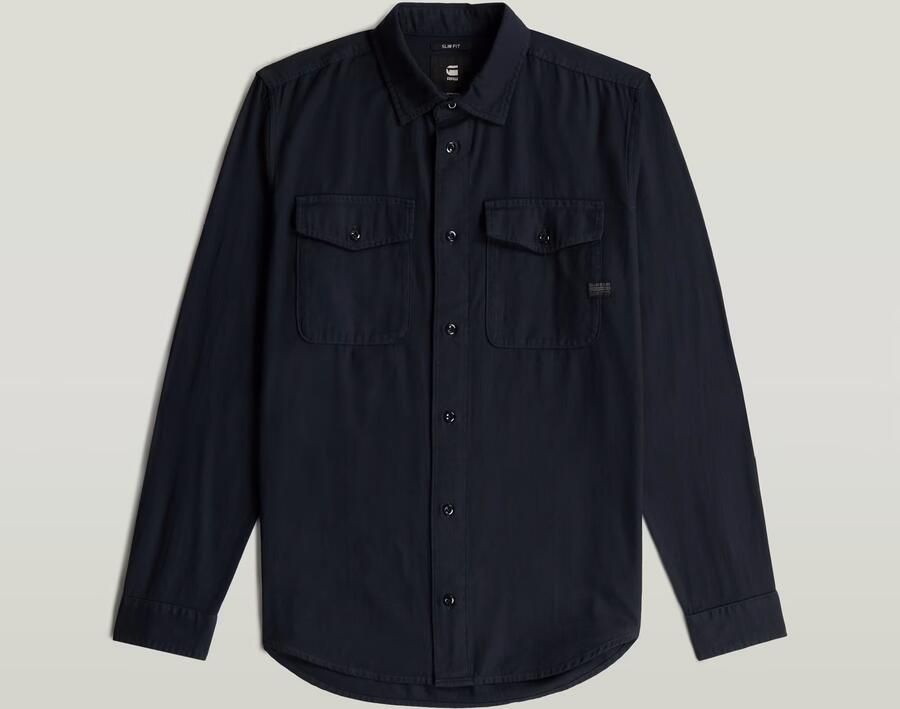G-Star RAW Marine Slim Overhemd Donkerblauw Heren - Foto 3