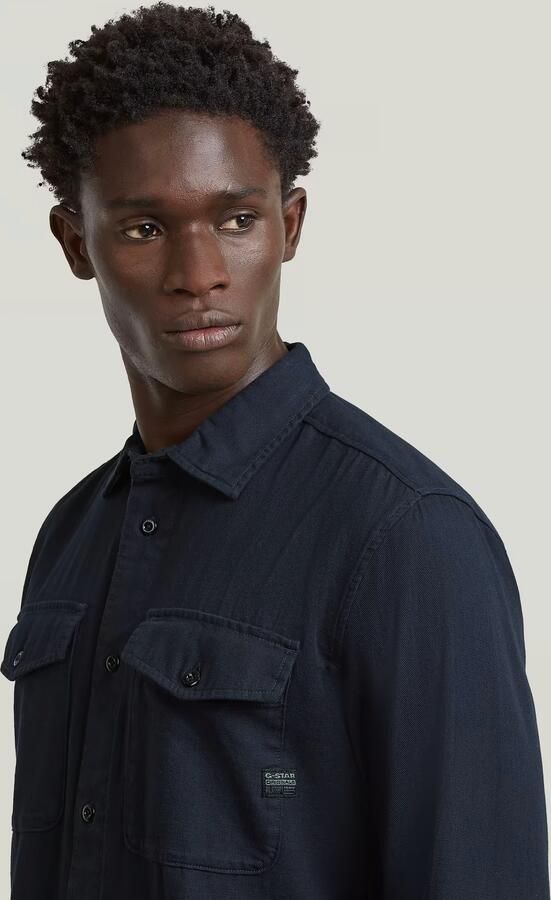 G-Star RAW Marine Slim Overhemd Donkerblauw Heren - Foto 4