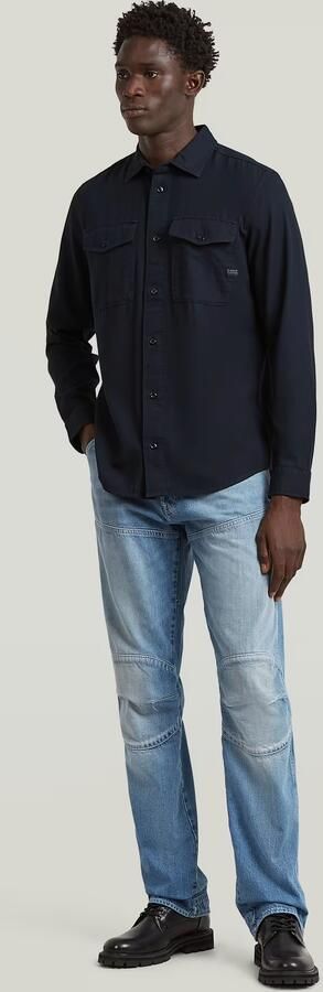 G-Star RAW Marine Slim Overhemd Donkerblauw Heren - Foto 7