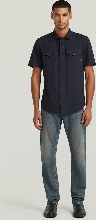 G-Star RAW Marine Slim Overhemd Donkerblauw Heren - Foto 6