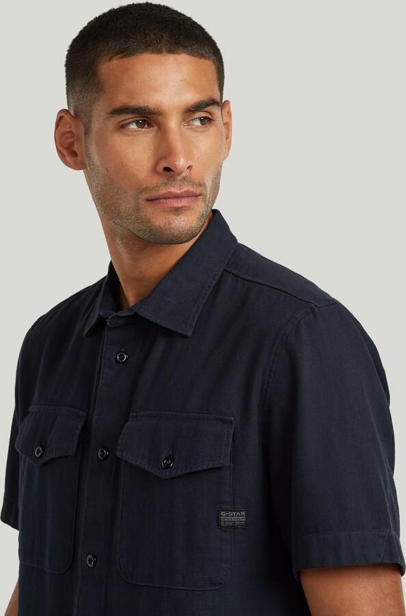 G-Star RAW Marine Slim Overhemd Donkerblauw Heren - Foto 4