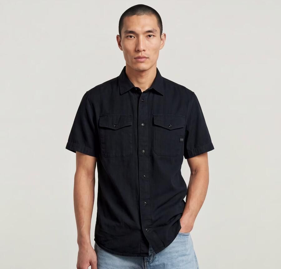 G-Star RAW Marine Slim Overhemd Donkerblauw Heren - Foto 3