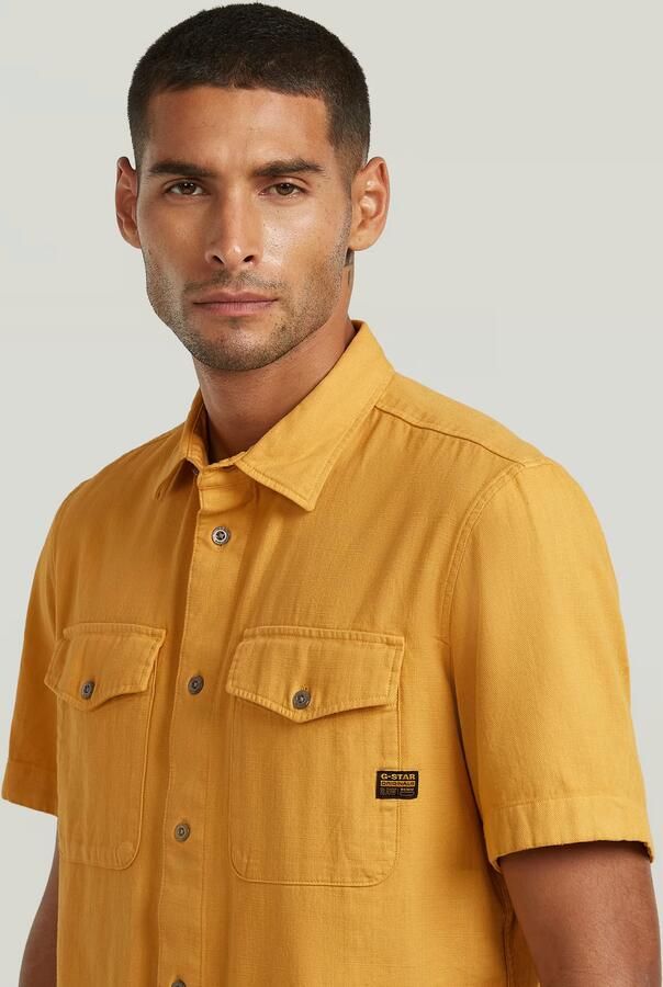 G-Star RAW Marine Slim Overhemd Geel Heren - Foto 4