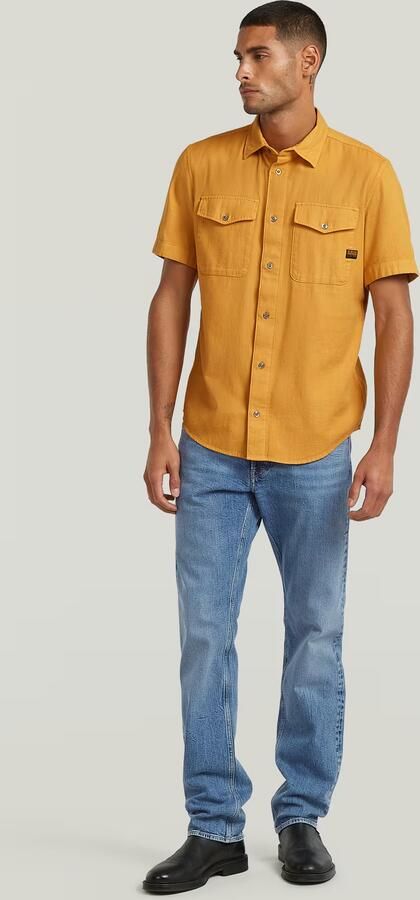 G-Star RAW Marine Slim Overhemd Geel Heren - Foto 6