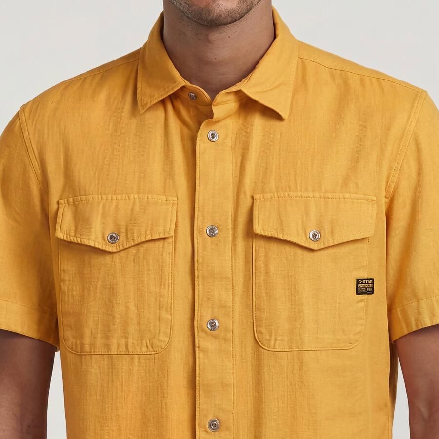G-Star RAW Marine Slim Overhemd Geel Heren - Foto 3
