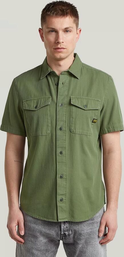 G-Star RAW Marine Slim Overhemd Groen Heren