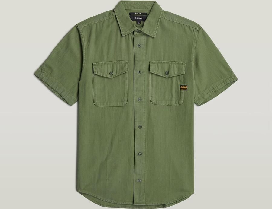 G-Star RAW Marine Slim Overhemd Groen Heren - Foto 3