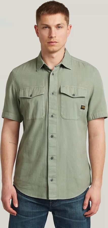 G-Star RAW Marine Slim Overhemd Groen Heren - Foto 3