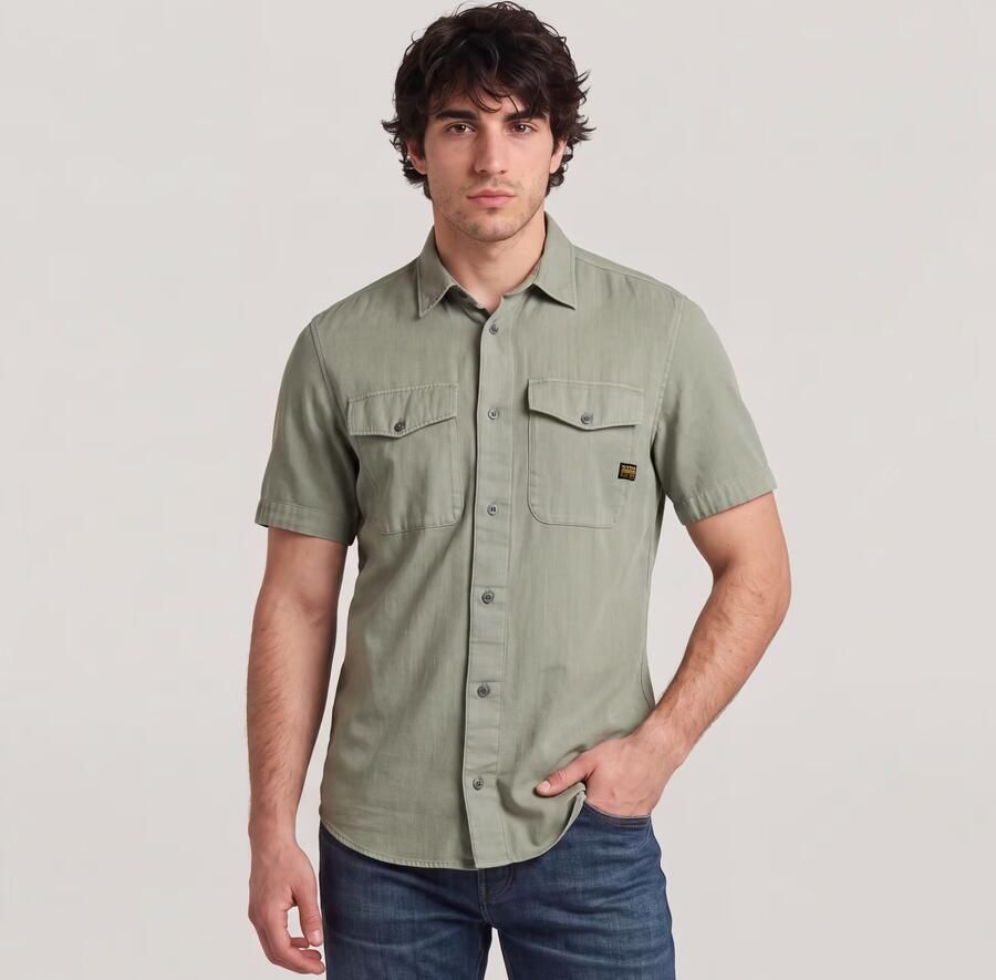 G-Star RAW Marine Slim Overhemd Groen Heren - Foto 5