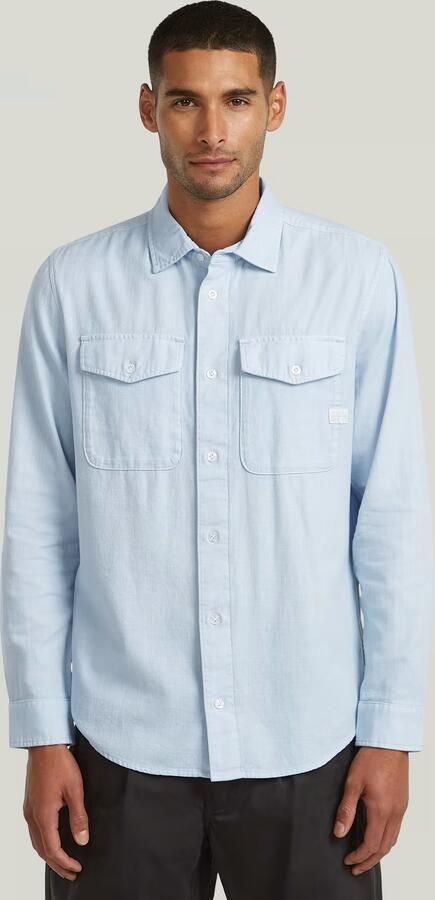 G-Star RAW Marine Slim Overhemd Lichtblauw Heren - Foto 3