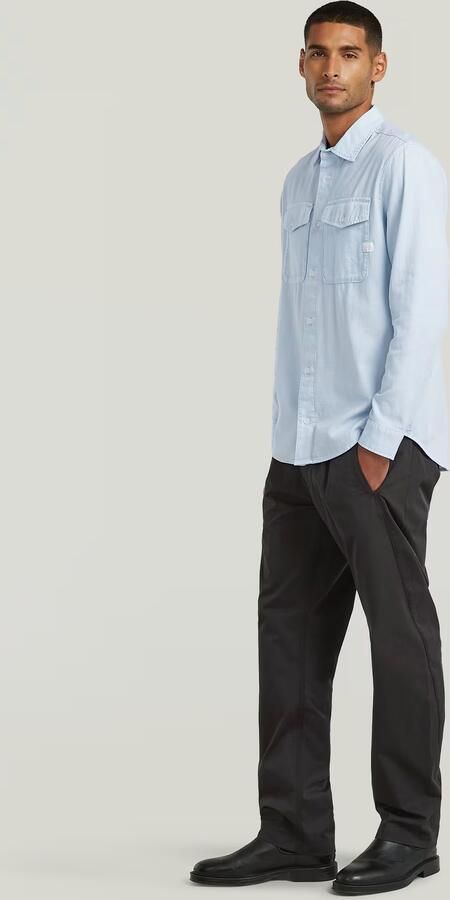 G-Star RAW Marine Slim Overhemd Lichtblauw Heren - Foto 7