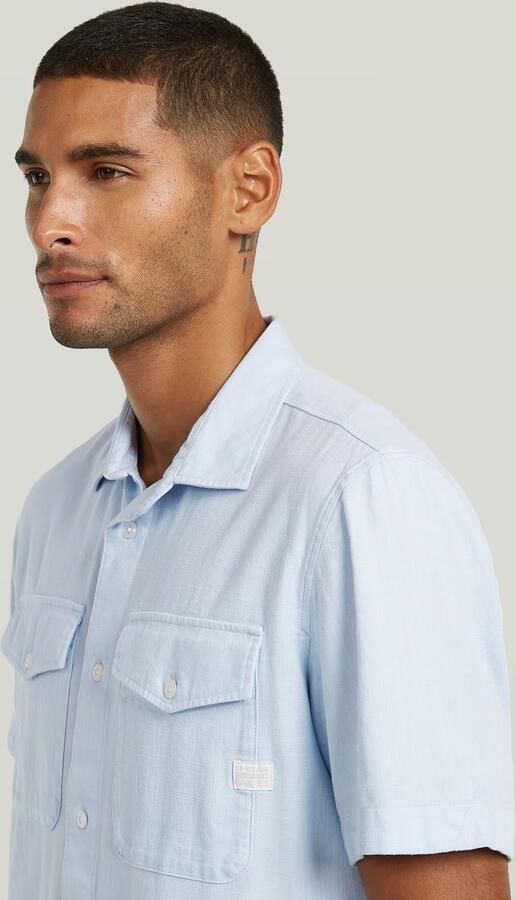 G-Star RAW Marine Slim Overhemd Lichtblauw Heren - Foto 4