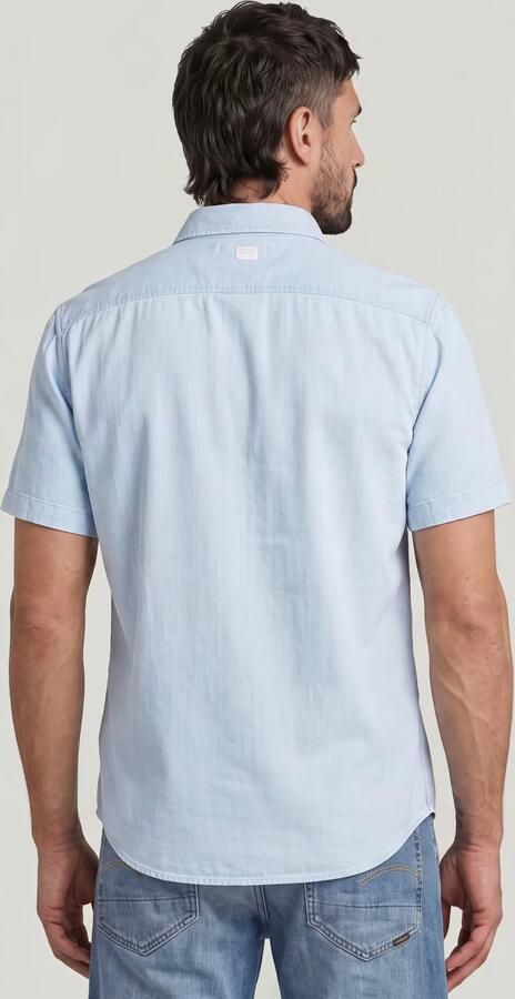 G-Star RAW Marine Slim Overhemd Lichtblauw Heren - Foto 4
