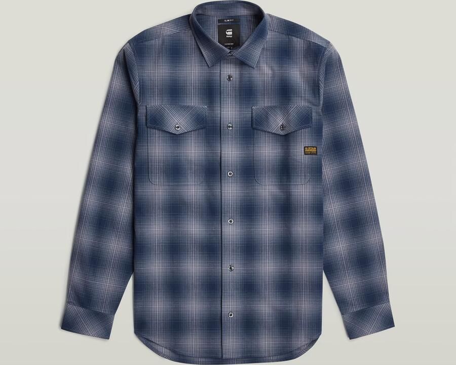 G-Star RAW Marine Slim Overhemd Meerkleurig Heren - Foto 4
