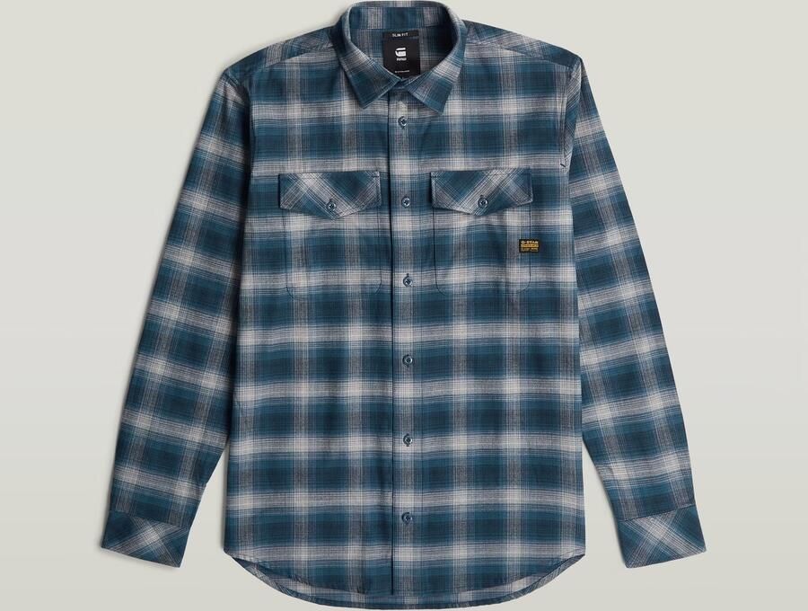 G-Star RAW Marine Slim Overhemd Meerkleurig Heren - Foto 4