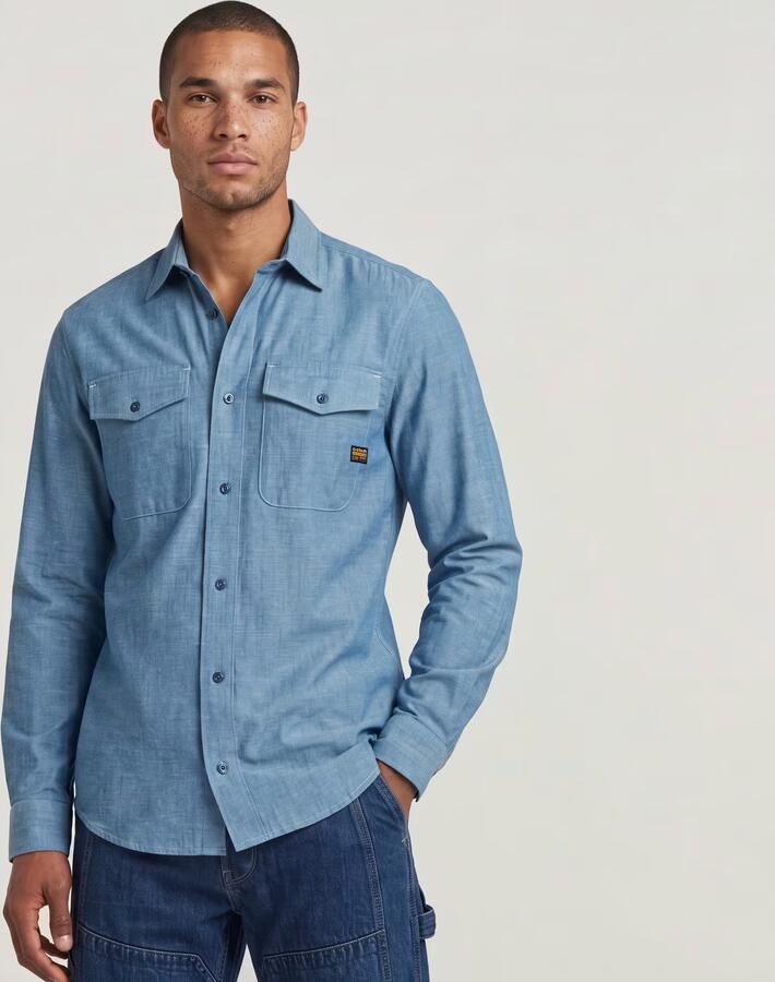 G-Star RAW Marine Slim Overhemd Meerkleurig Heren - Foto 7