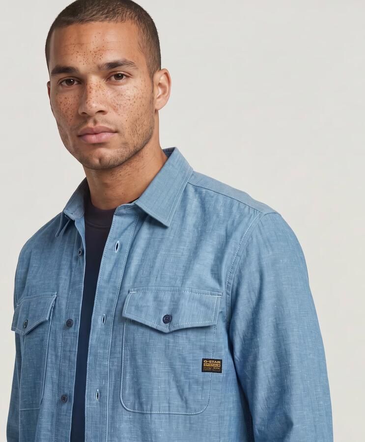 G-Star RAW Marine Slim Overhemd Meerkleurig Heren - Foto 4