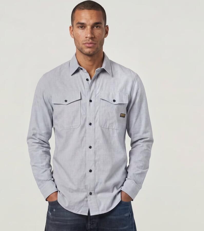 G-Star RAW Marine Slim Overhemd Meerkleurig Heren - Foto 5