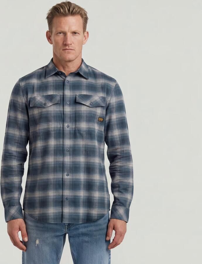 G-Star RAW Marine Slim Overhemd Meerkleurig Heren - Foto 4