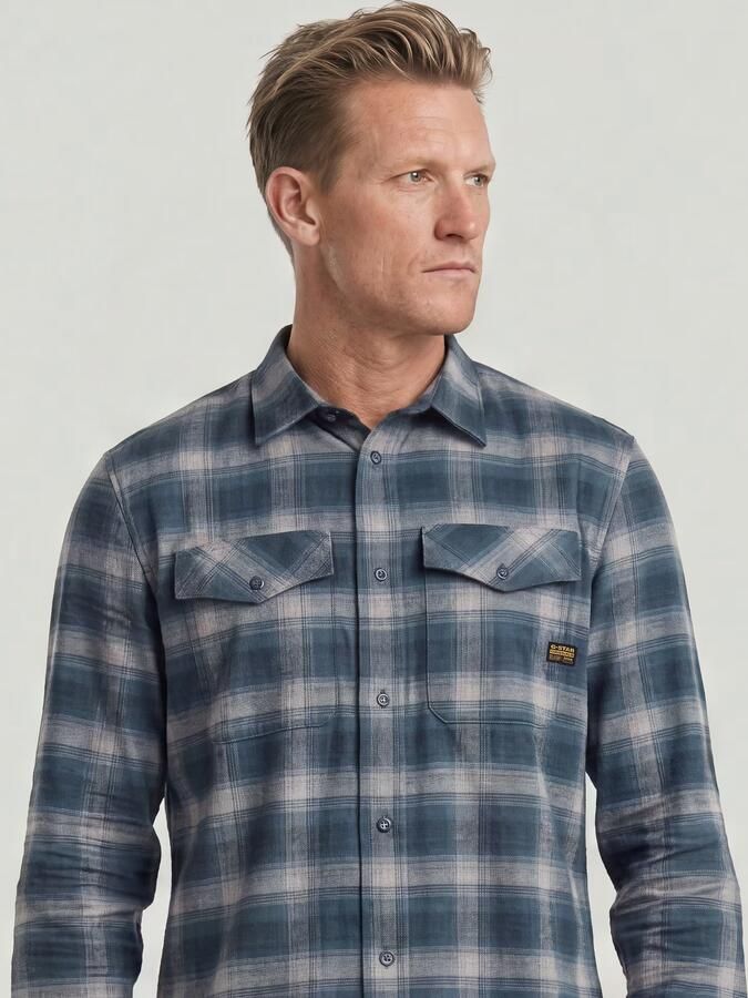 G-Star RAW Marine Slim Overhemd Meerkleurig Heren - Foto 5