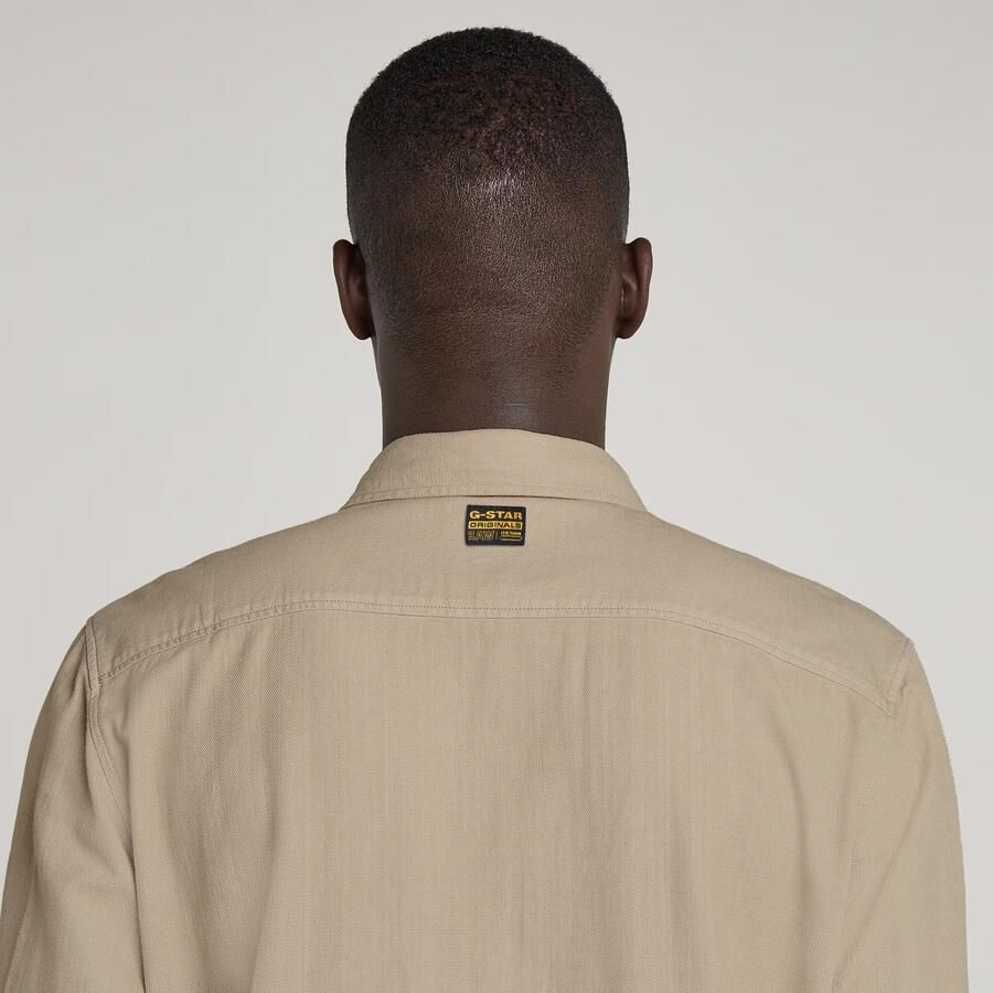 G-Star Raw Slim fit vrijetijdsoverhemd met borstzakken model 'Marine' - Foto 4
