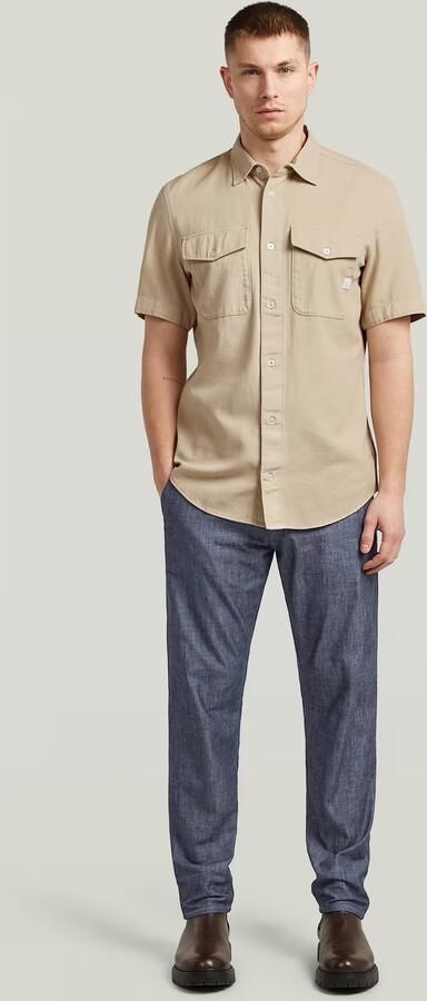 G-Star Raw Overhemd Lange Mouw Chemise Marine - Foto 7